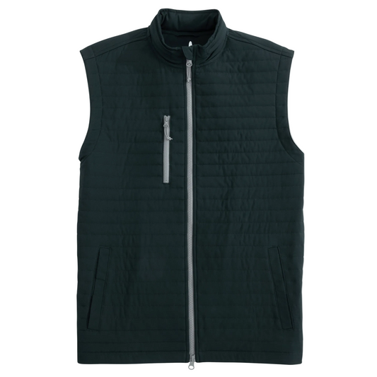 Crosswind Quilted Performance Vest (Black)