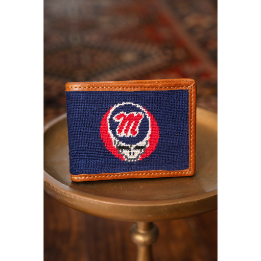 Mississippi Grateful Dead Steal Your Face Wallet (Dark Navy)