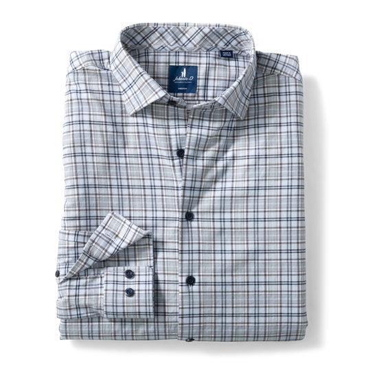 Performance Flannel Button Down Shirt - Tahoe Plaid (Kona)