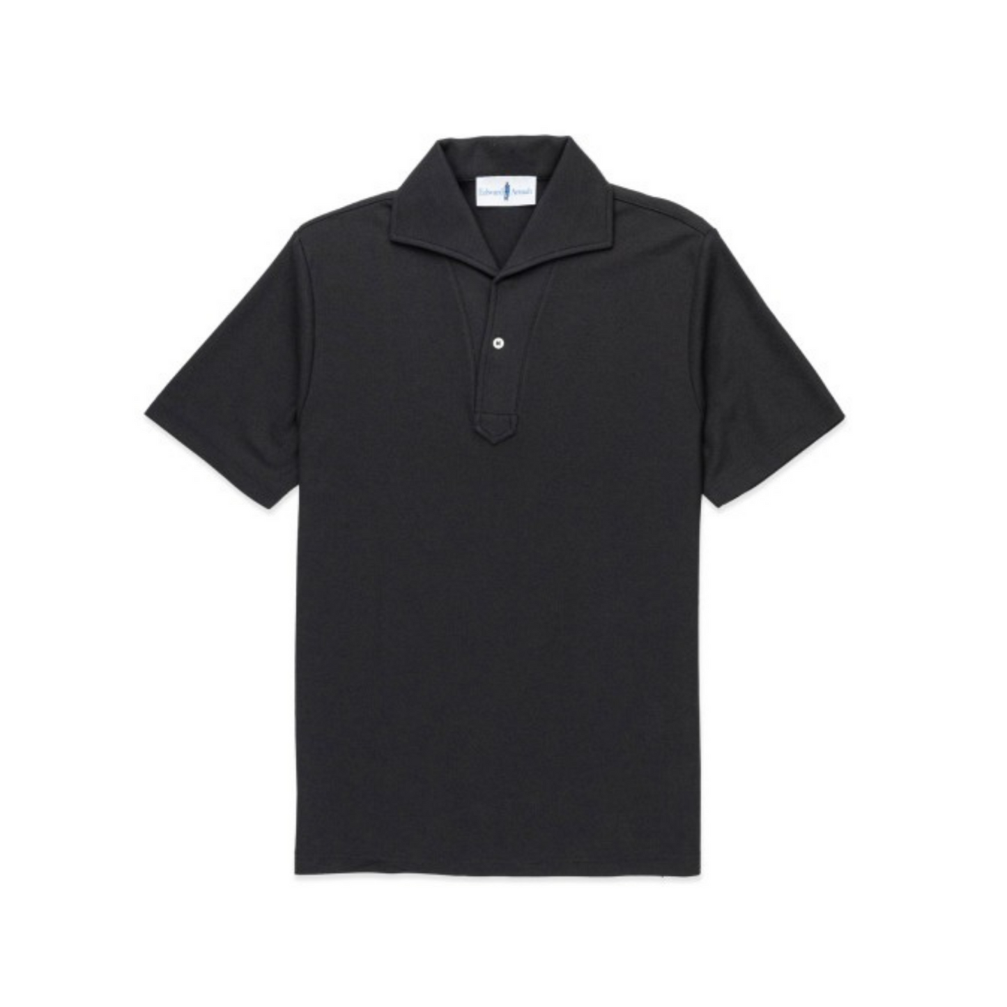 Short Sleeves Tailored Polo (Black)