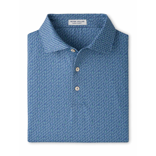 Bloody Mary Bar Performance Jersey Polo (Bali Blue)