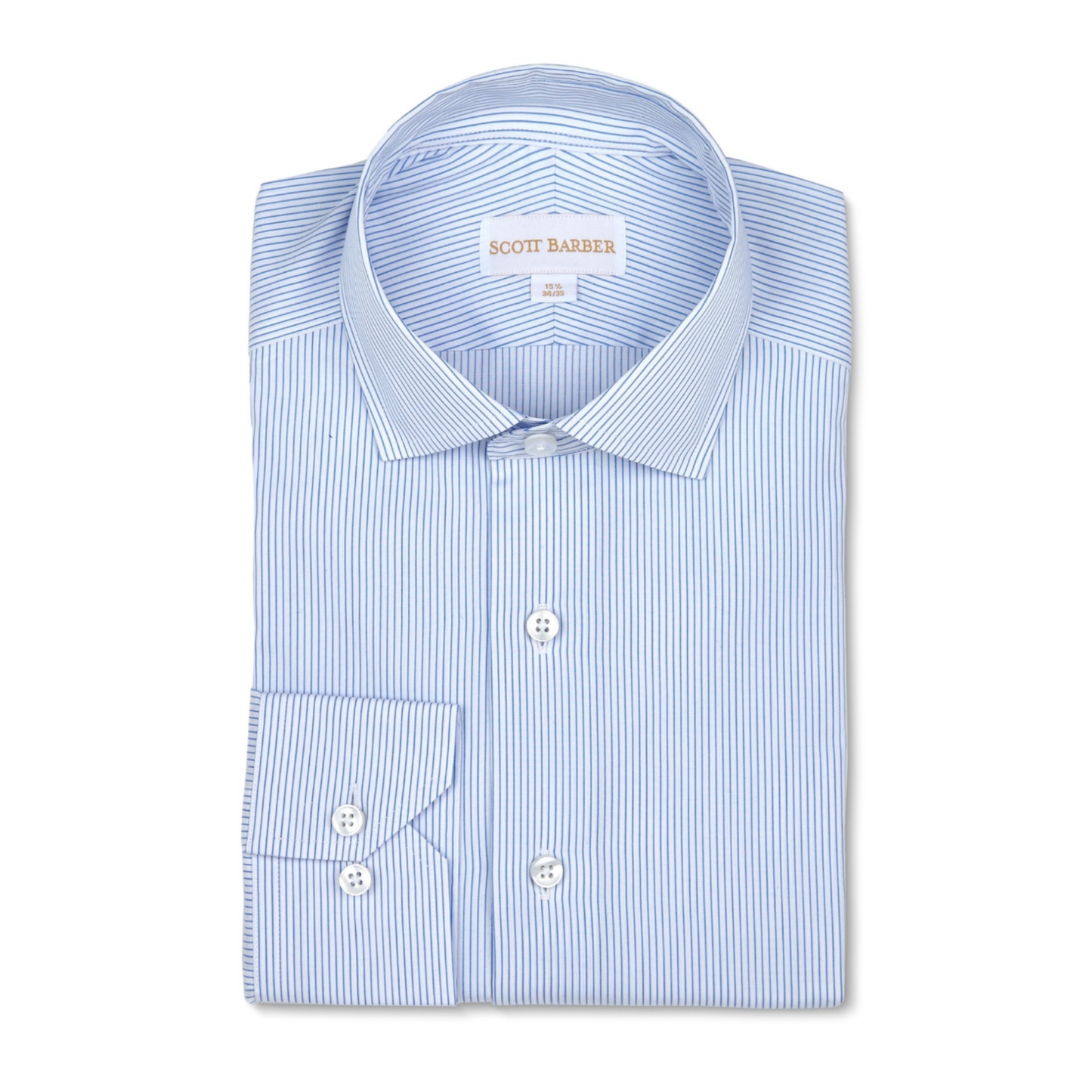 Micro Stripe Dress Shirt (Sky)