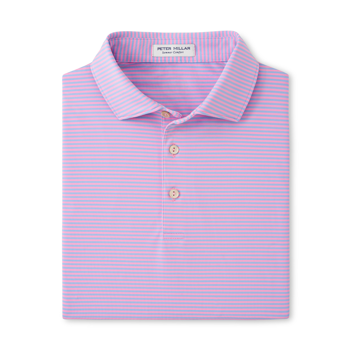 Hales Performance Jersey Polo - Sean Self Collar (Pink Vale)