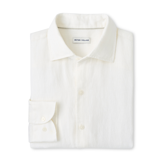 Shoreside Linen Sport Shirt (White)