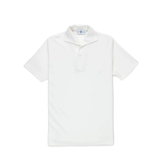Short Sleeves Tailored Polo (White)