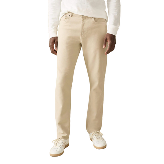 Stretch Terry 5-Pocket Pant (Stone)