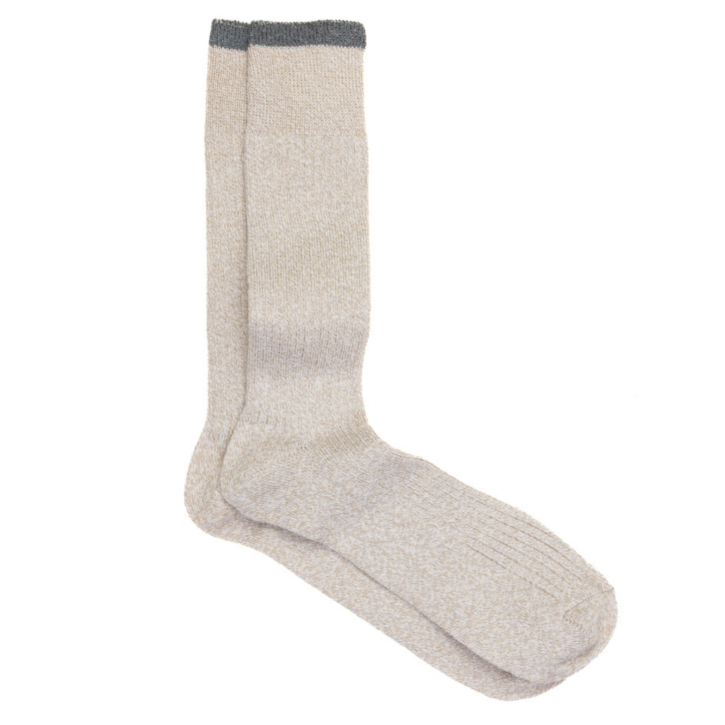 Solid Woven Socks (Oatmeal)