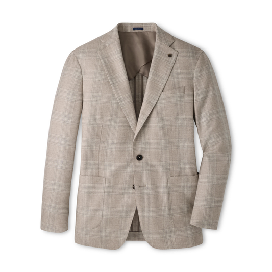 Bailey Plaid Soft Jacket (Taupe)