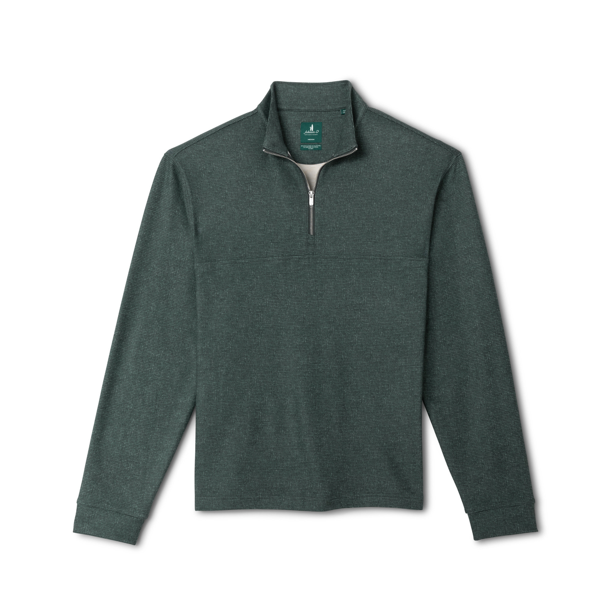 Mikey Fleece ¼ Zip Pullover - Check (Mallard)