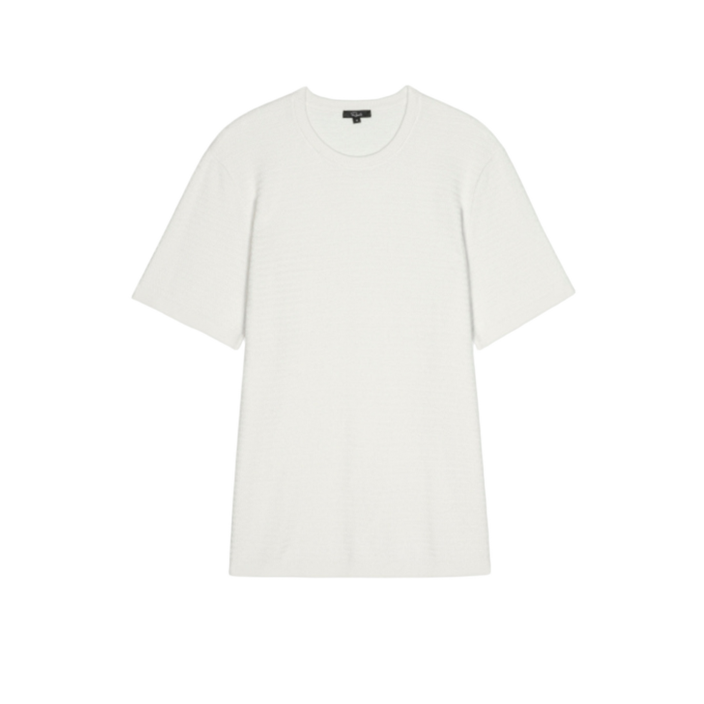 Theo Short Sleeve Sweater (Porcelain)
