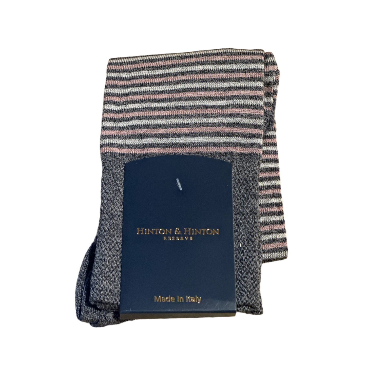 Multi Stripe Socks (Pink/Grey)