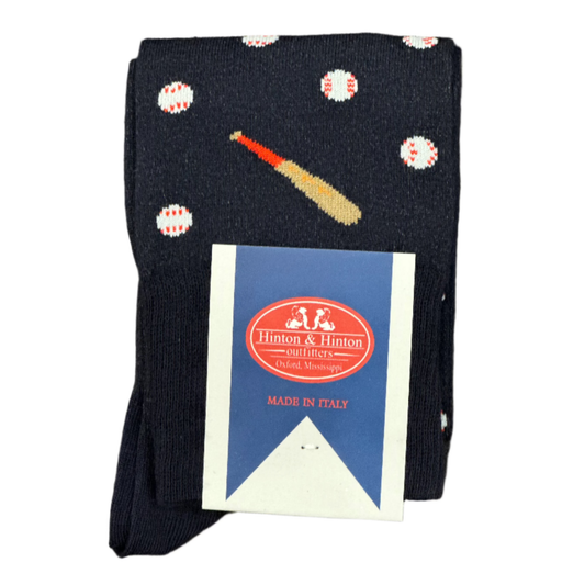 Mini Baseball Socks (Navy)