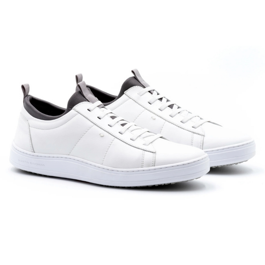 Cameron Sheep Skin Sneakers (White)