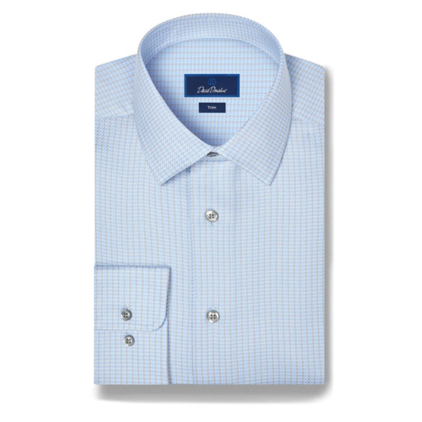 Sky & Pearl Dobby Stripe Dress Shirt