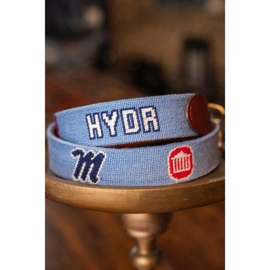 Mississippi Multi Logo Belt (Baby Blue)
