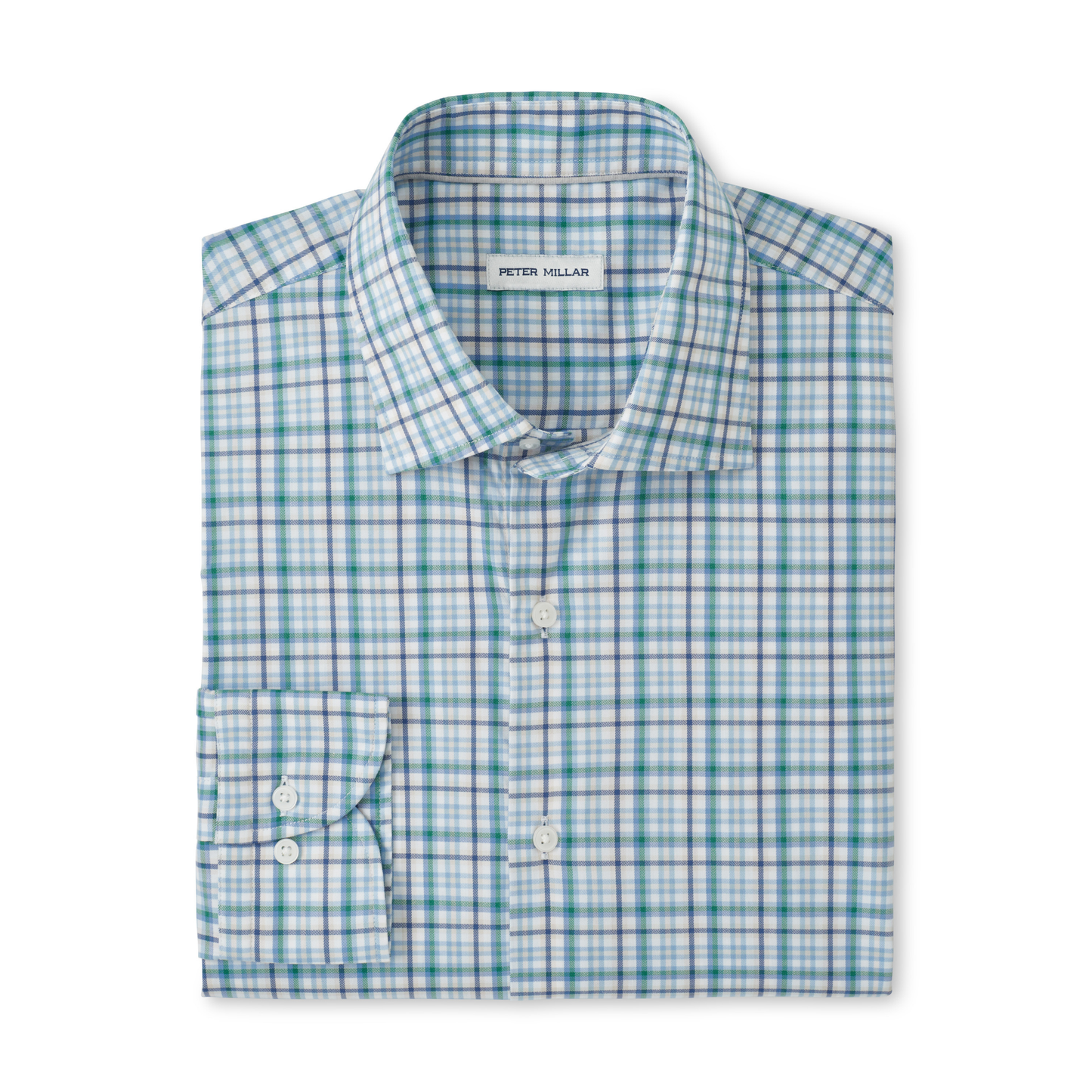 Simon Crown Lite Cotton-Stretch Sport Shirt (Windsor Blue)