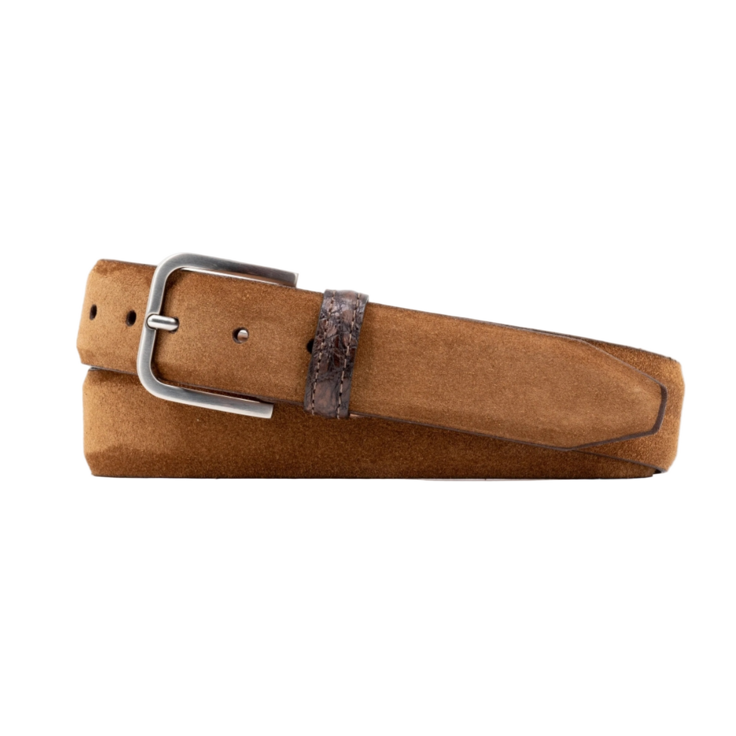 Hackett Italian Suede Belt (Tobacco)