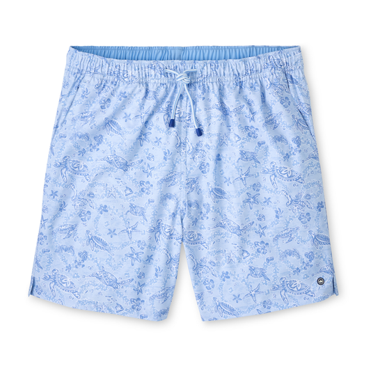 Oahu Swim Trunk (Stream Blue)