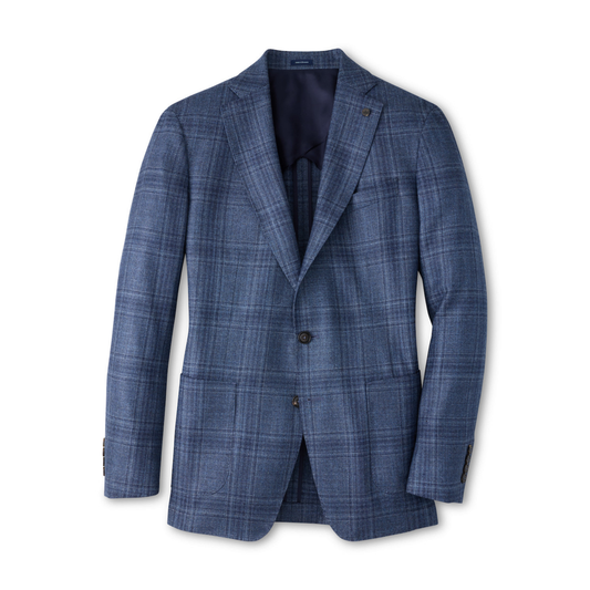 Davies Plaid Soft Jacket (Cadet)