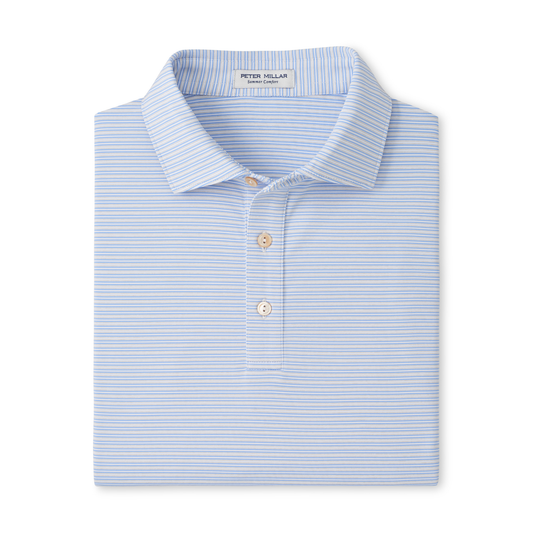 Harrington Performance Jersey Polo (White/Bluebird)
