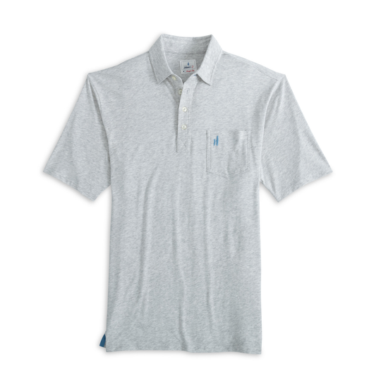 Original 4-Button Polo - Heathered 2.0 (Heather Gray)