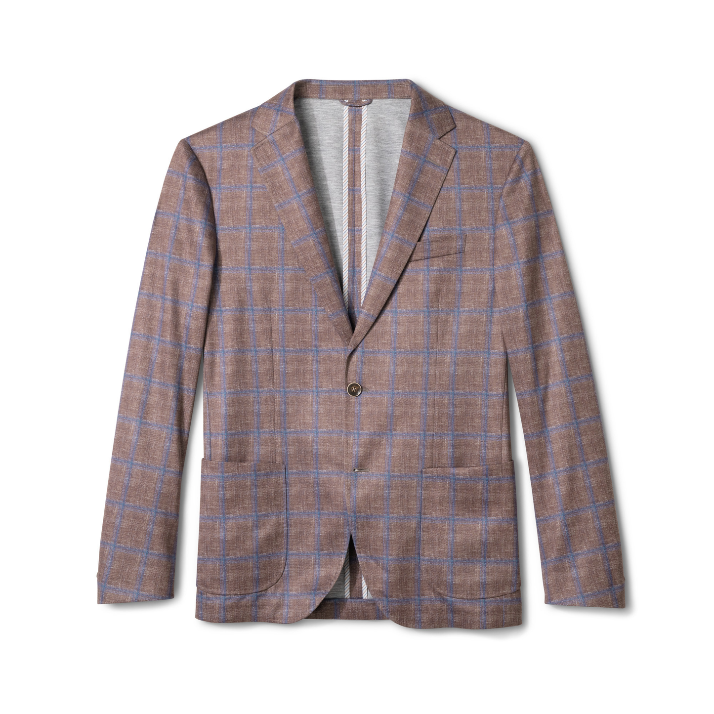 Abby Pane Top Shelf Printed Knit Sport Coat (Mocha)