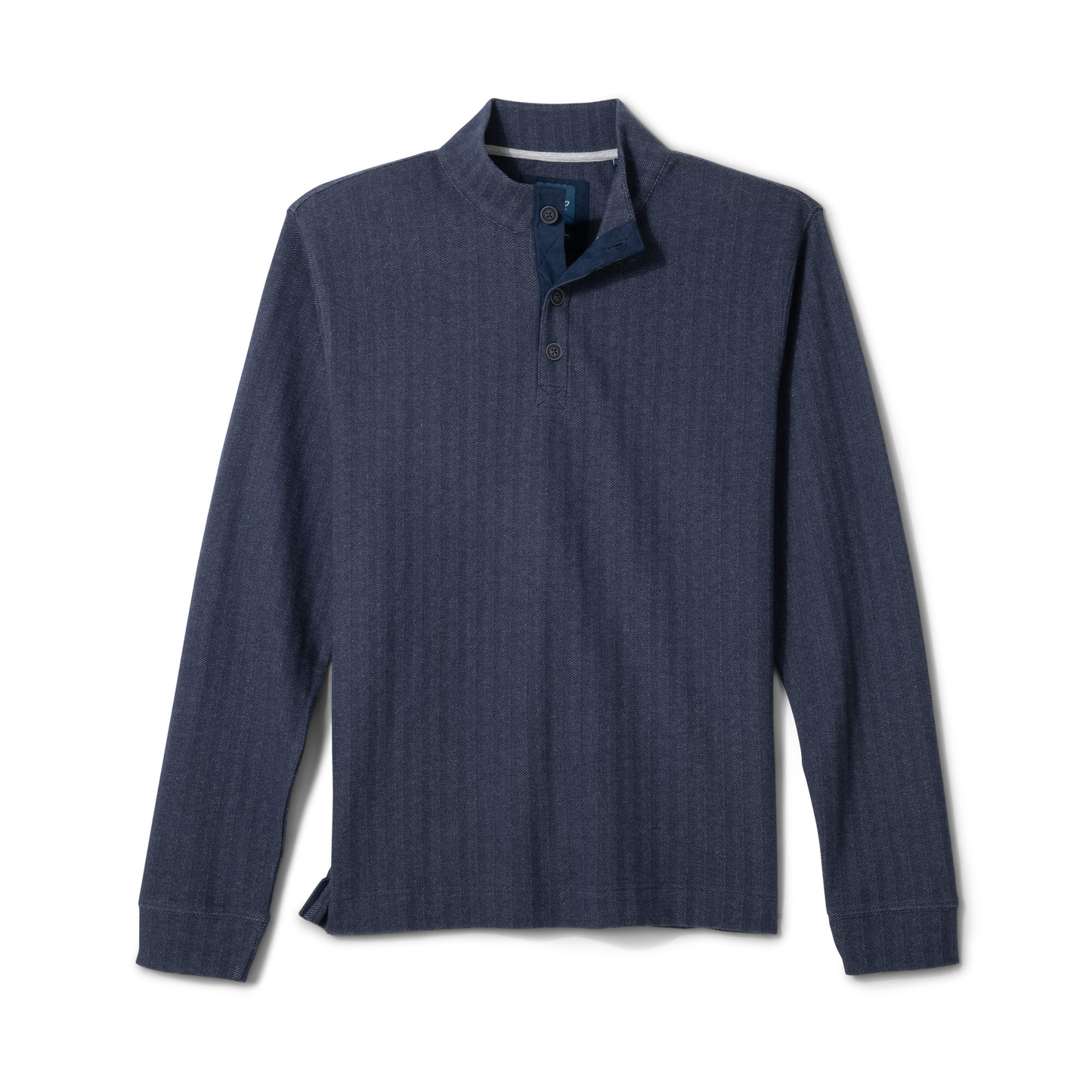 Cotton Blend Henley (Navy)