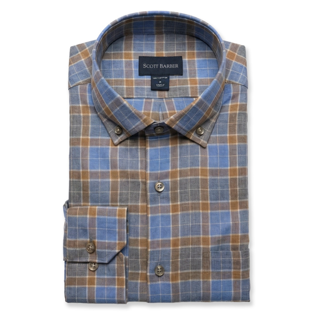 Weekend Plaid Button Down (Blue)