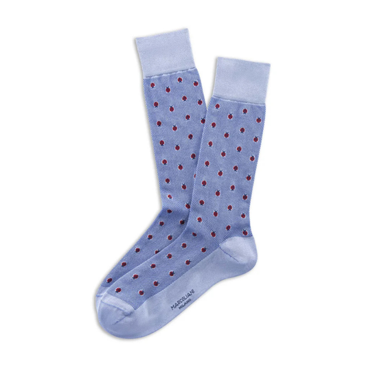 Ladybug Socks (Azure Blue)