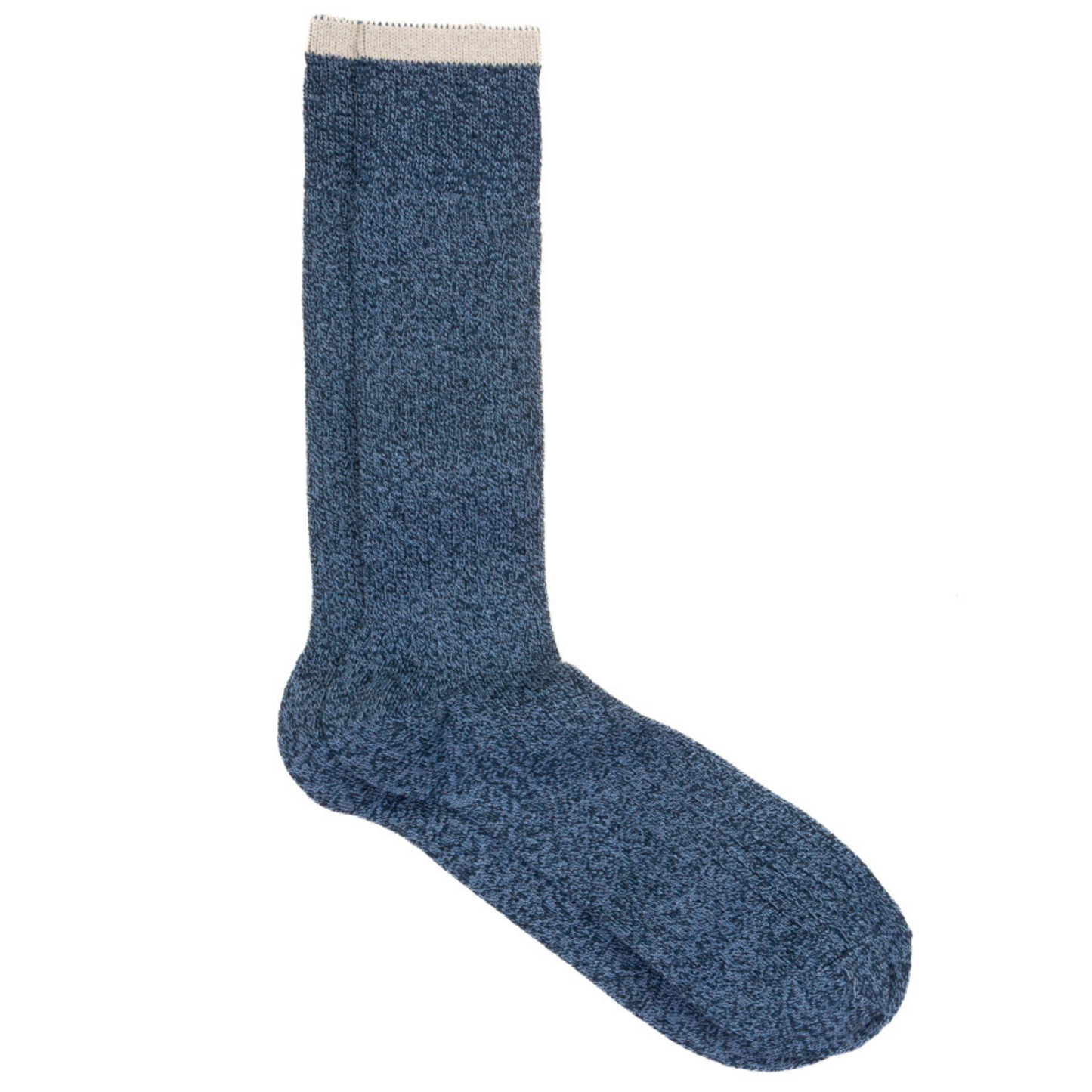 Solid Woven Socks (Blue)