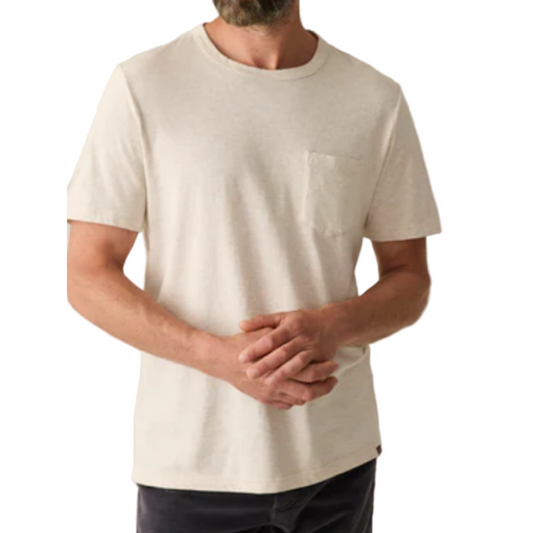 Sunwashed Rengerative Pocket Tee (Island Dune Heather)