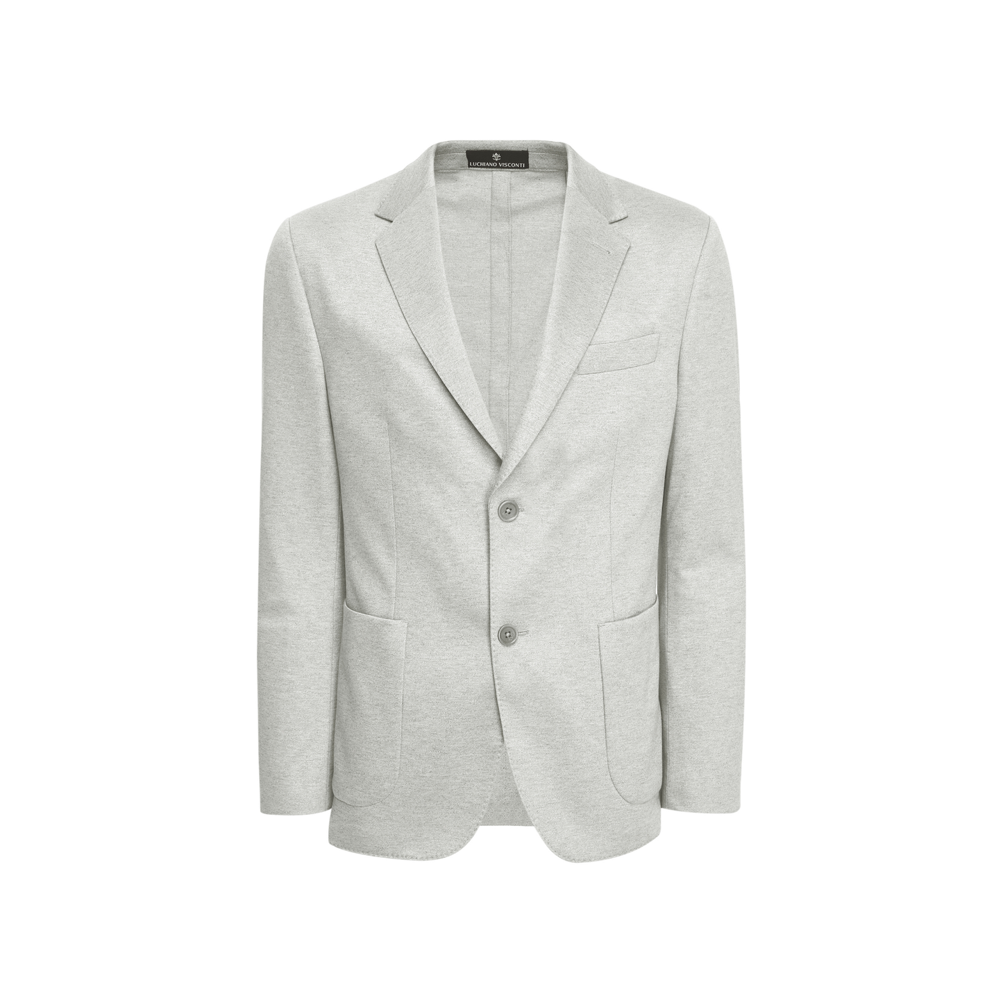 Luchiano Visctonti Melange Silver Sport Coat