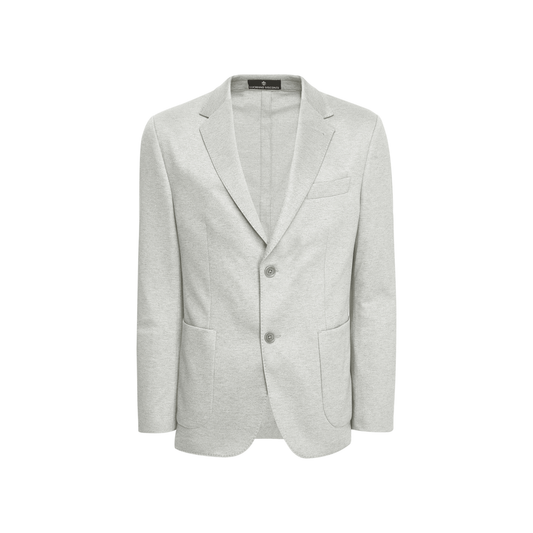 Luchiano Visctonti Melange Silver Sport Coat