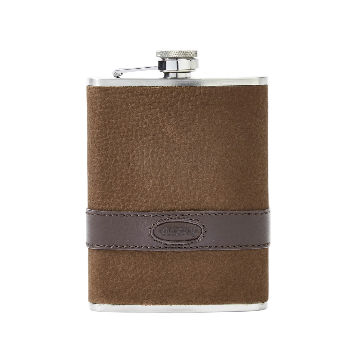 Rugby Hipflask (Walnut)