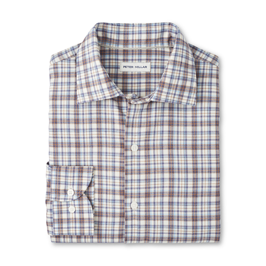 Waynesville Performance Flannel Sport Shirt (Winter Ivory)