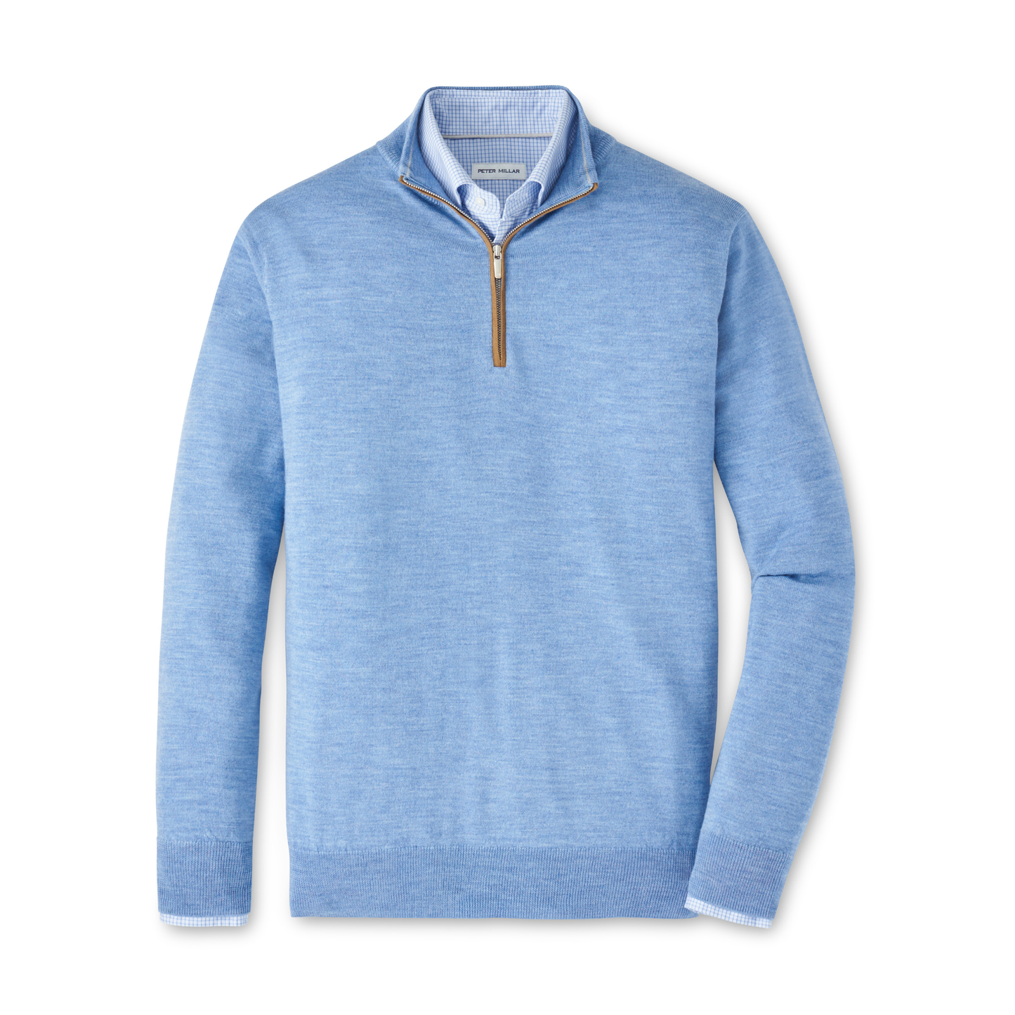 Autumn Crest Suede Trim Quarter-Zip (Ruddy Blue)