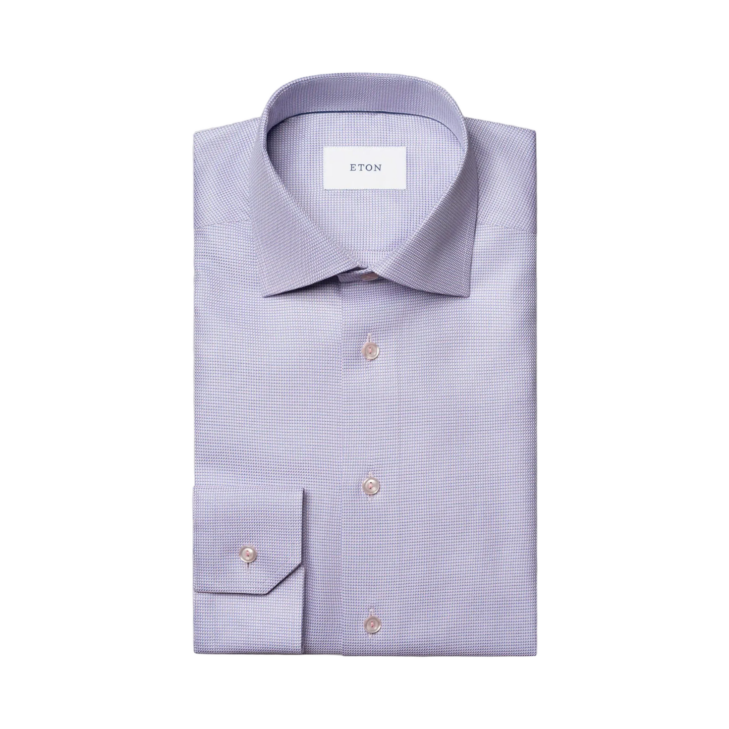 Semi Solid Signature Twill Shirt (Light Purple)