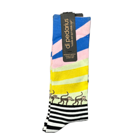 Monkey Stripe Socks