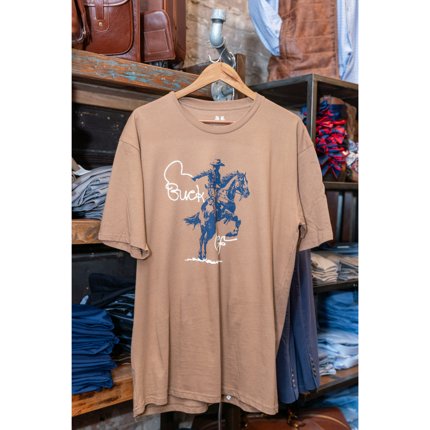 Buck Off Tee (Tobacco)