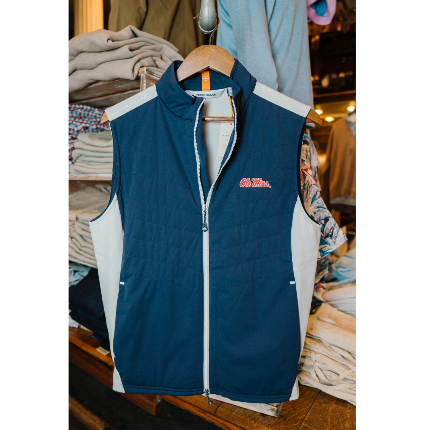 Ole Miss Fuse Elite Hybrid Vest (Navy)