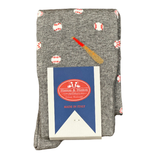 Mini Baseball Socks (Grey)
