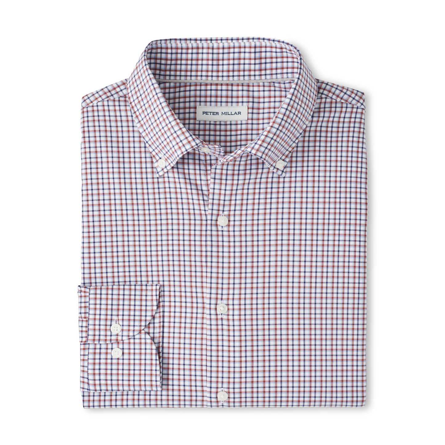 Julian Crown Lite Cotton-Stretch Sport Shirt (Navy)