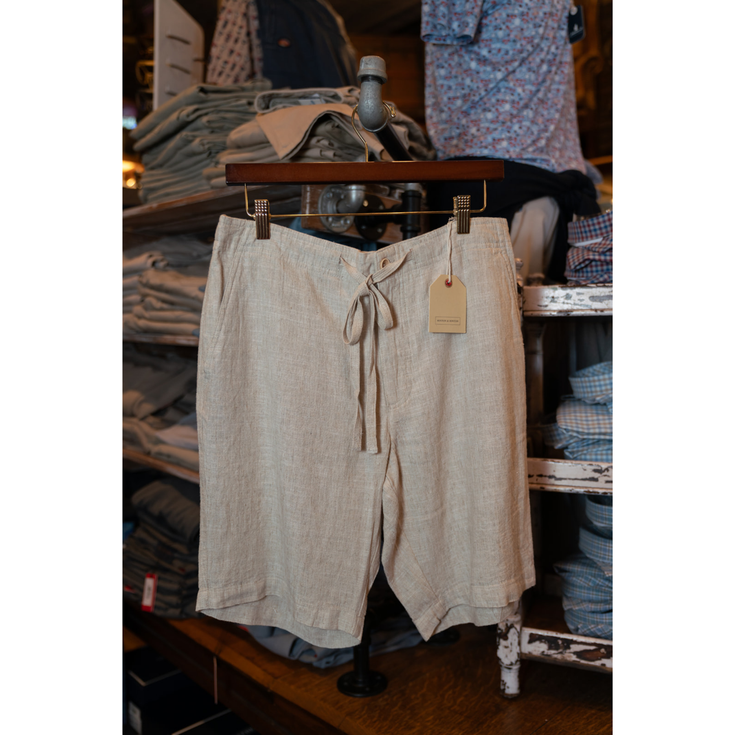 Sundunes Linen Shorts (Sand)