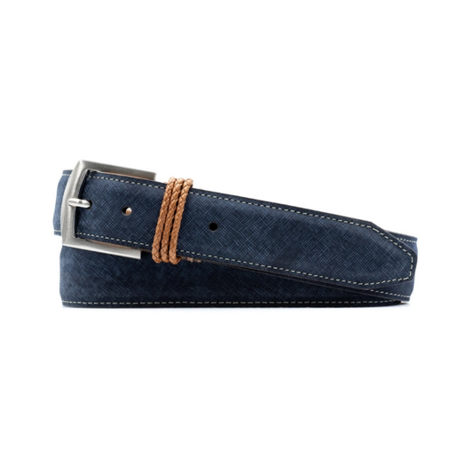 Bermuda Braid Nubuck Belt (Navy)