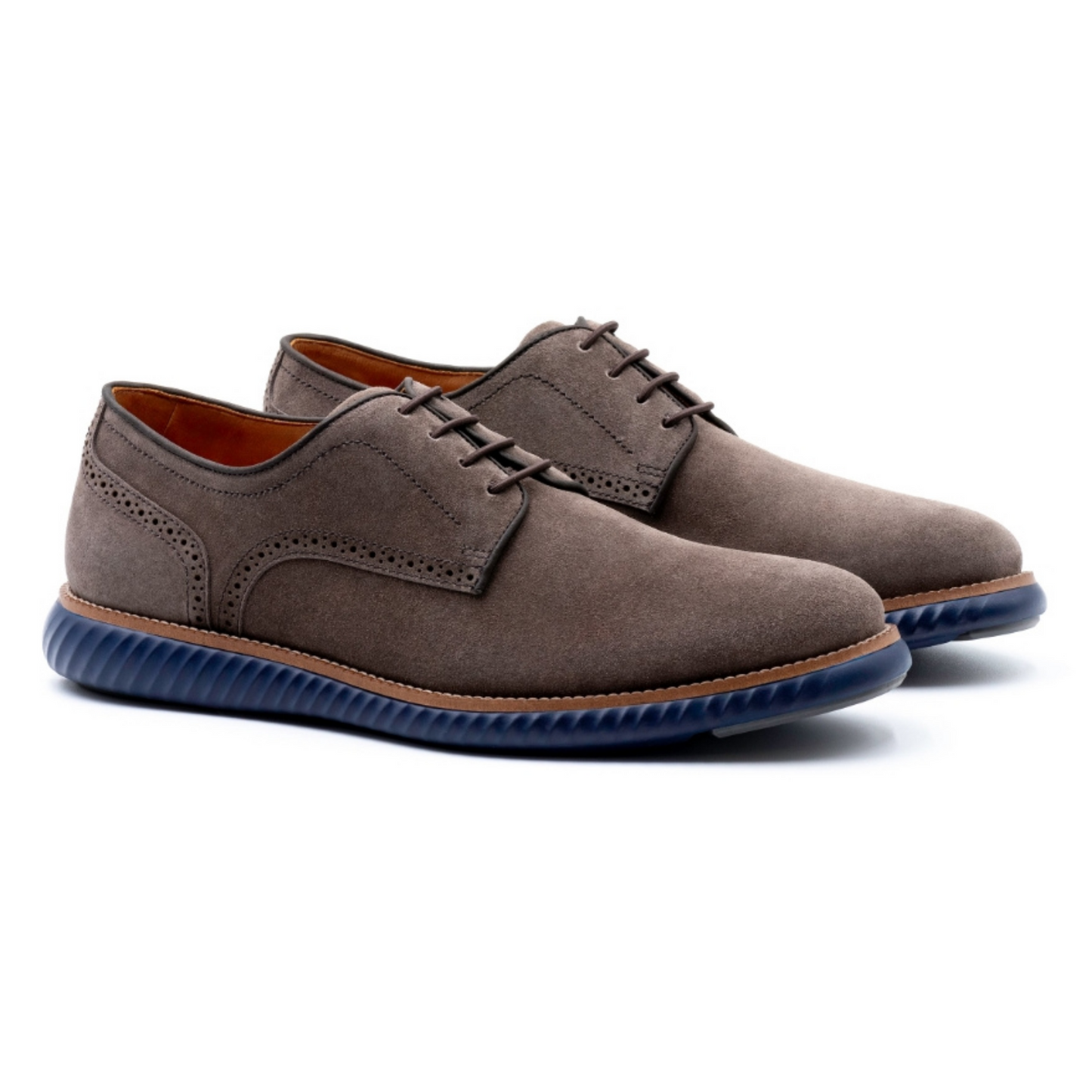 Countryaire Suede Plain Toe (Smoke)