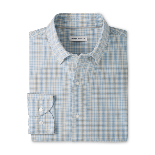 Oliver Performance Flannel Sport Shirt (Gravel Blue)