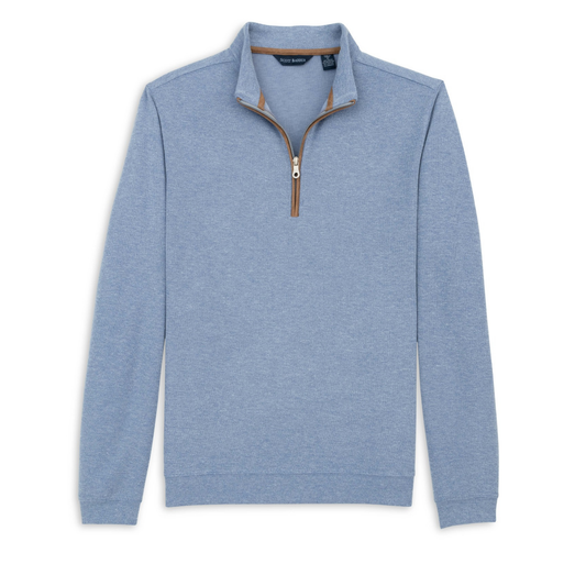 Stretch Heather Fleece Pullover (Country Blue)