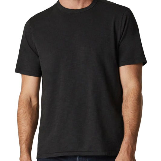 Slub Crew Neck T-Shirt (Black)