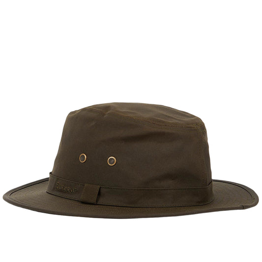 Dawson Waxed Safari Hat (Olive)