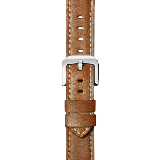 Shinola 20mm Tan Leather Watch Strap